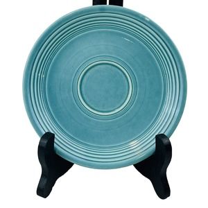 Vintage Fiesta Original Turquoise Saucer HLC Homer Laughlin Fiestaware